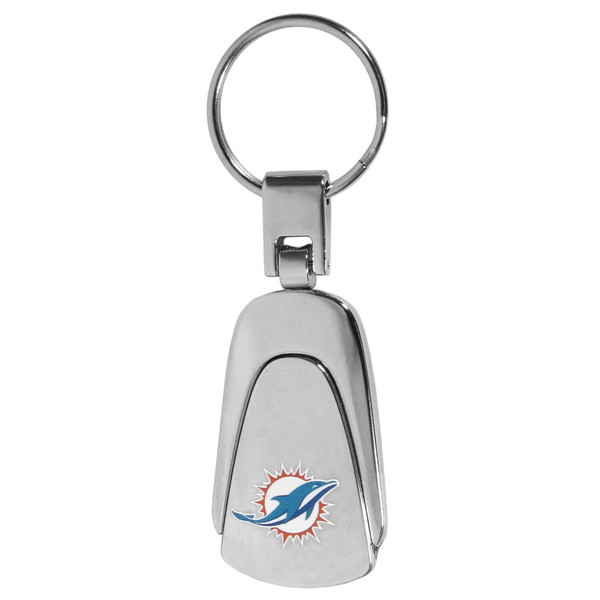 Miami Dolphins Steel Teardop Key Chain