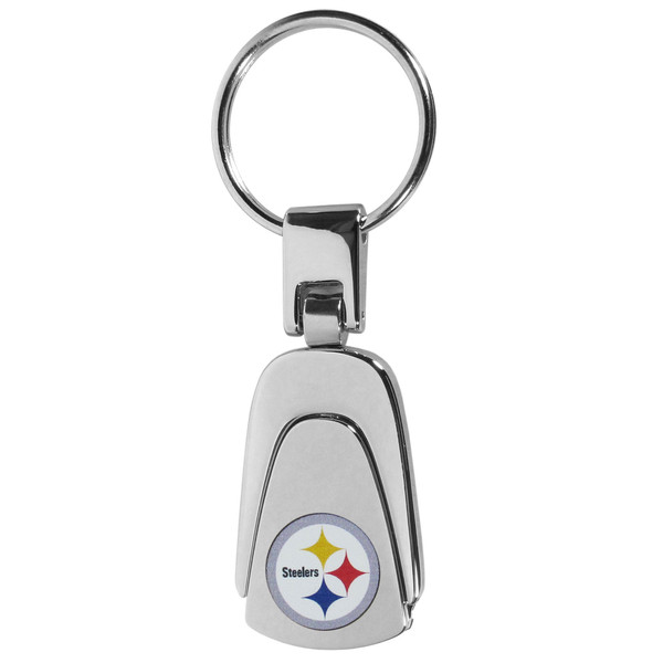 Pittsburgh Steelers Steel Teardop Key Chain