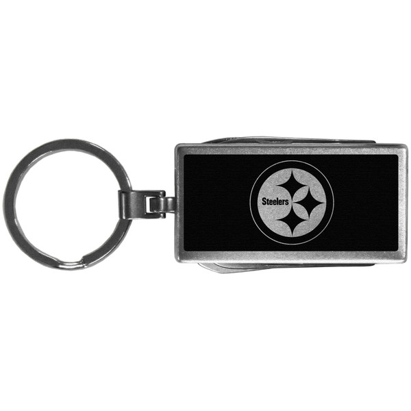 Pittsburgh Steelers Multi-tool Key Chain, Black