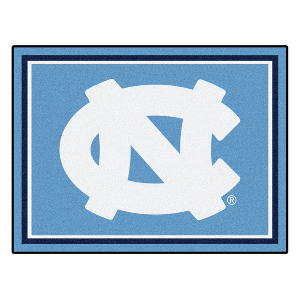 University of North Carolina at Chapel Hill - North Carolina Tar Heels 8x10 Rug "NC" Logo Blue