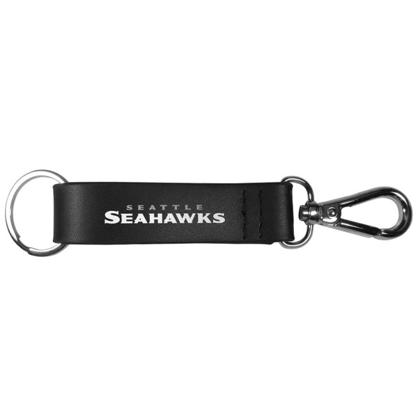 Seattle Seahawks Black Strap Key Chain