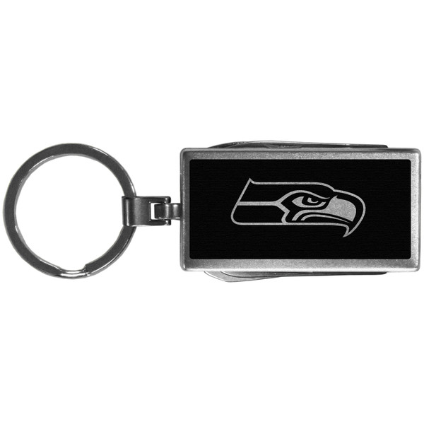 Seattle Seahawks Multi-tool Key Chain, Black