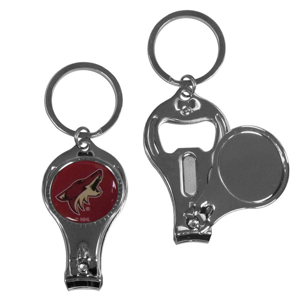 Arizona Coyotes® Nail Care/Bottle Opener Key Chain