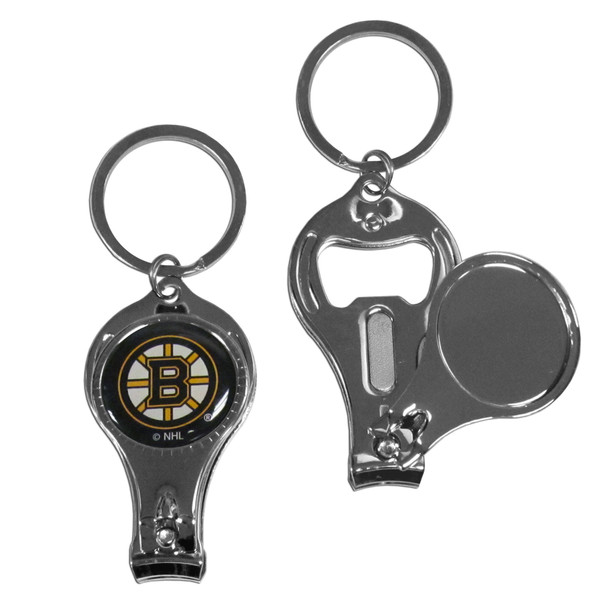 Boston Bruins® Nail Care/Bottle Opener Key Chain