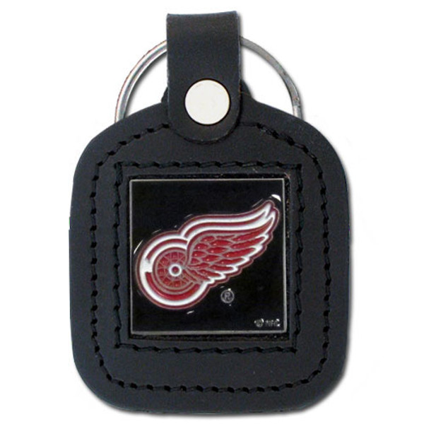 Detroit Red Wings® Square Leatherette Key Chain