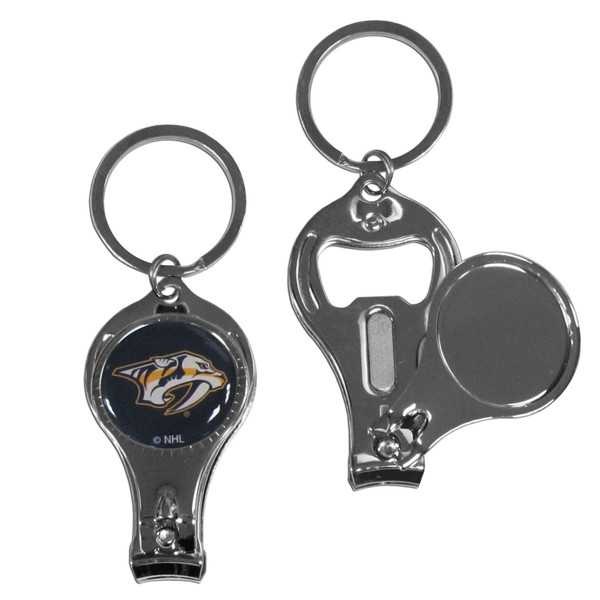 Nashville Predators® Nail Care/Bottle Opener Key Chain