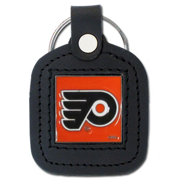 Philadelphia Flyers® Square Leatherette Key Chain