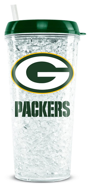 Green Bay Packers Crystal Freezer Tumbler