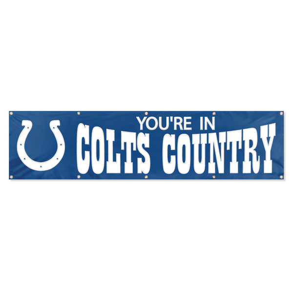 Indianapolis Colts Giant 8' x 2' Banner