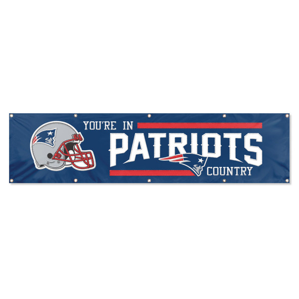 New England Patriots Giant 8' x 2' Banner