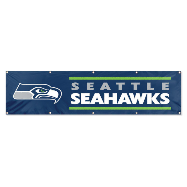 Seattle Seahawks Giant 8' x 2' Banner