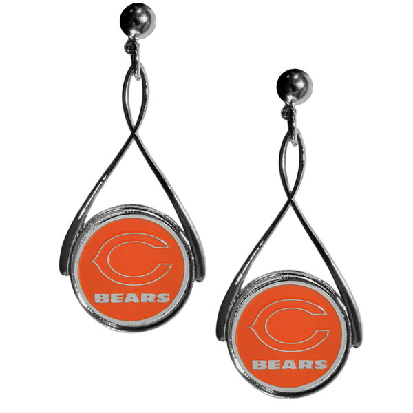 Chicago Bears Tear Drop Earrings