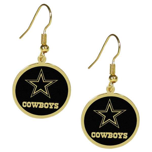Dallas Cowboys Gold Tone Earrings