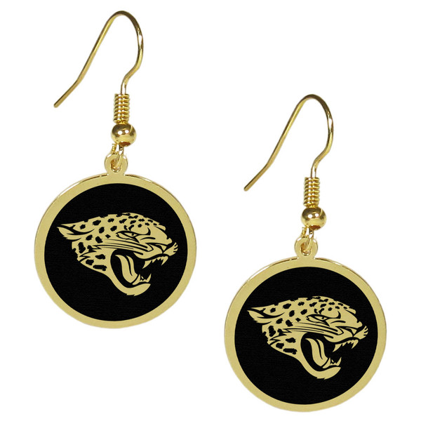 Jacksonville Jaguars Gold Tone Earrings