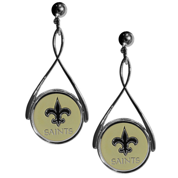 New Orleans Saints Tear Drop Earrings