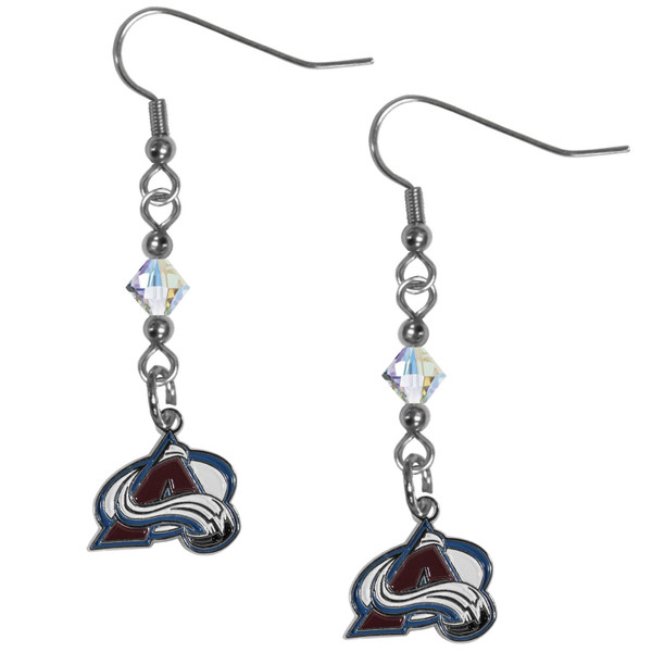 Colorado Avalanche® Crystal Dangle Earrings