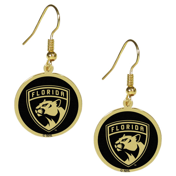 Florida Panthers® Gold Tone Earrings