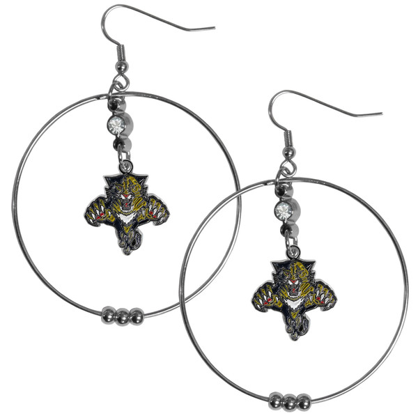 Florida Panthers® 2 Inch Hoop Earrings
