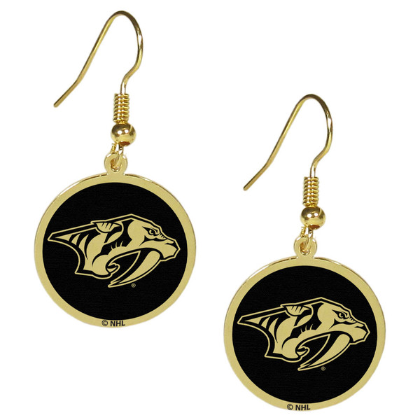 Nashville Predators® Gold Tone Earrings