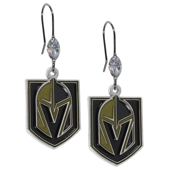 Las Vegas Golden Knights® Crystal Dangle Earrings