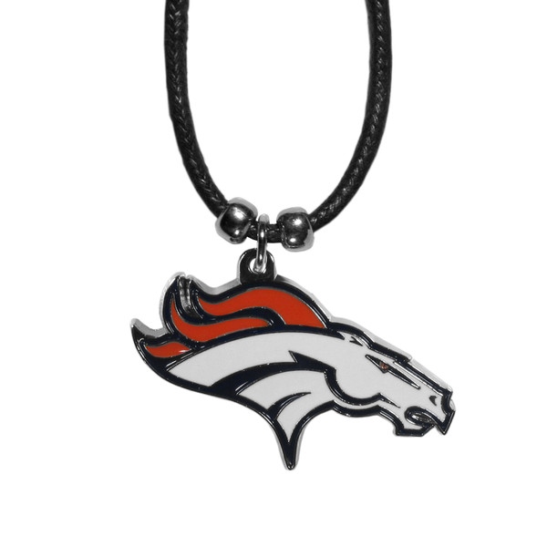 Denver Broncos Cord Necklace
