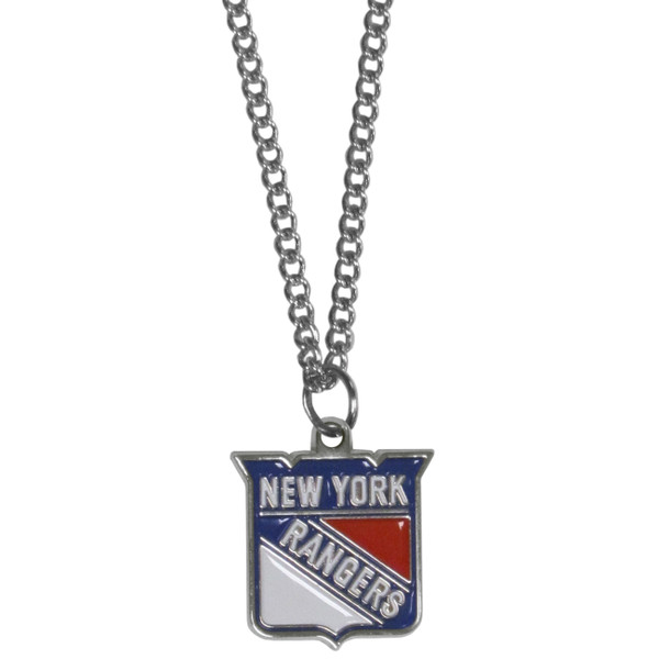 New York Rangers® Chain Necklace with Small Charm