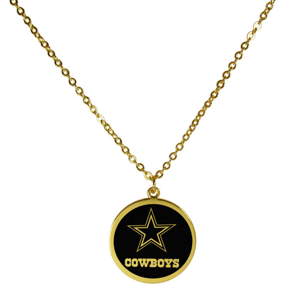 Dallas Cowboys Gold Tone Necklace