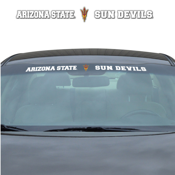 Arizona State Sun Devils Windshield Decal Primary Logo and Team Wordmark