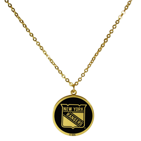 New York Rangers® Gold Tone Necklace