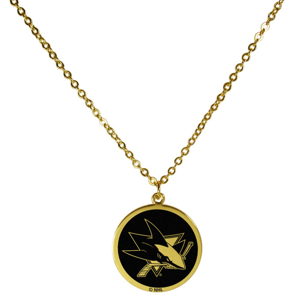 San Jose Sharks® Gold Tone Necklace