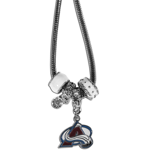 Colorado Avalanche® Euro Bead Necklace