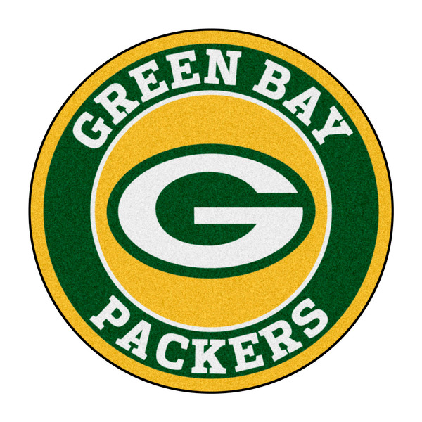 Green Bay Packers Roundel Mat G Primary Logo Green