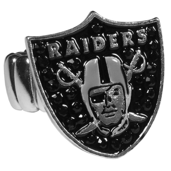 Las Vegas Raiders Crystal Ring