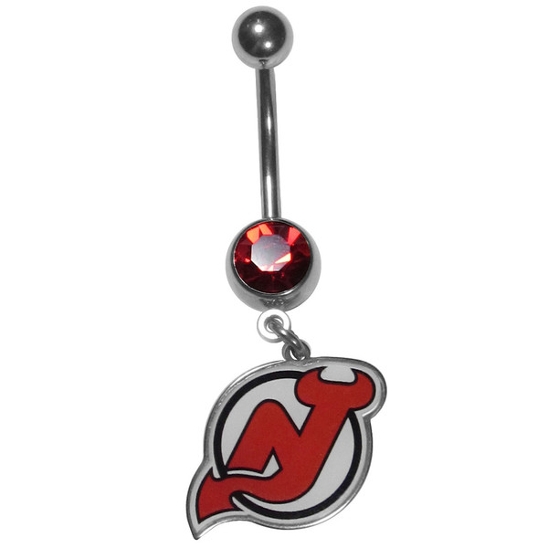 New Jersey Devils® Steel Navel Ring