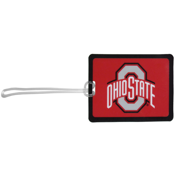 Ohio St. Buckeyes Vinyl Luggage Tag