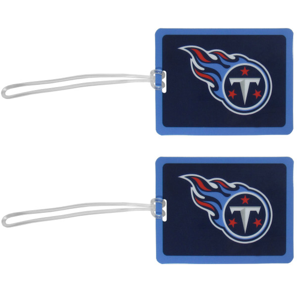 Tennessee Titans Vinyl Luggage Tag, 2pk