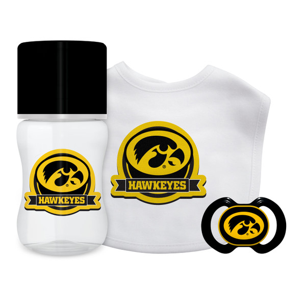 Iowa Hawkeyes Baby Gift Set 3 Piece