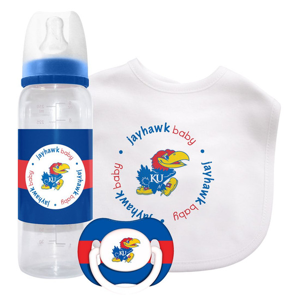 Kansas Jayhawks Baby Gift Set