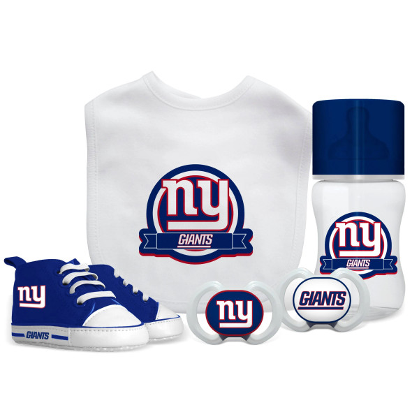 New York Giants Baby Gift Set 5 Piece