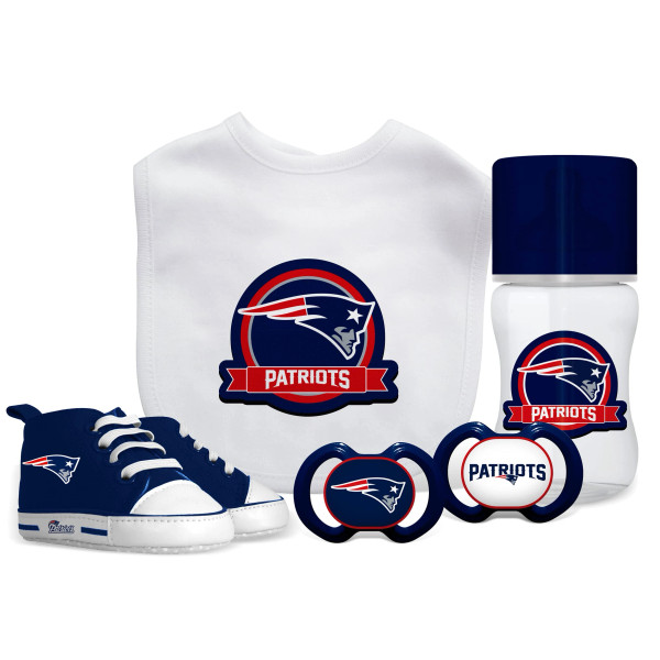 New England Patriots Baby Gift Set 5 Piece