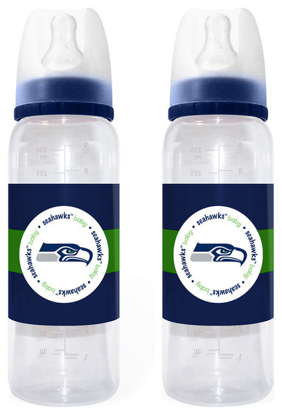 Seattle Seahawks Baby Bottle 2 Pack