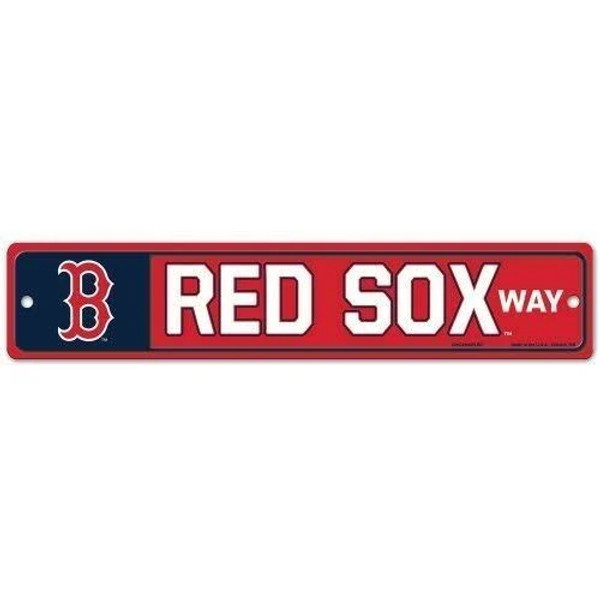 Boston Red Sox Street / Zone Sign 3.75" X 19"