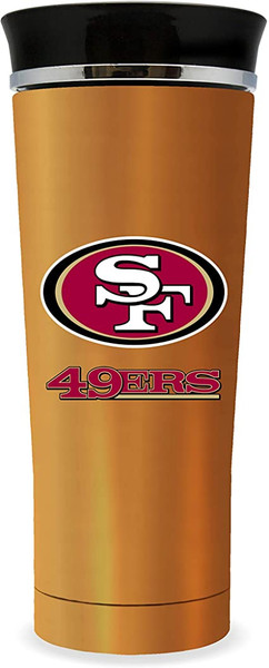 Duck House LLS125 - NFL San Francisco 49Ers 18 fl. oz. Stainless Steel Leak Proof Tumbler