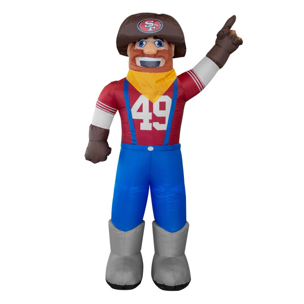 San Francisco 49ers 7ft. LED Inflatable Team Mascot