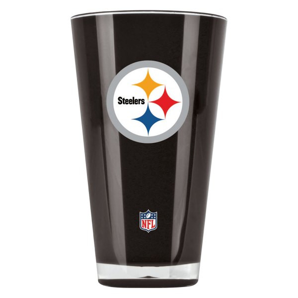 Duck House® LTT122 - NFL Pittsburgh Steelers 20 oz. Glass Black Insulated Tumbler