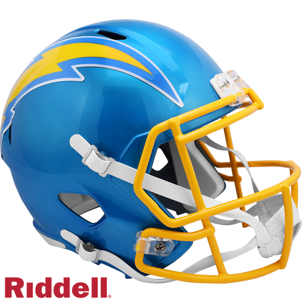 Los Angeles Chargers Helmet Riddell Replica Full Size Speed Style FLASH Alternate