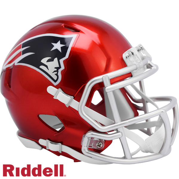 New England Patriots Helmet Riddell Replica Mini Speed Style FLASH Alternate