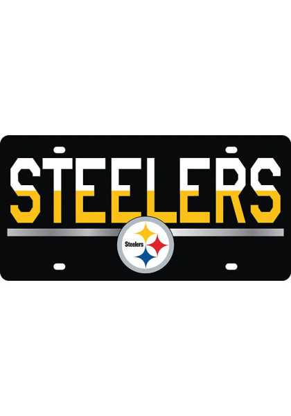 Pittsburgh Steelers Duotone Color Acrylic License Plate