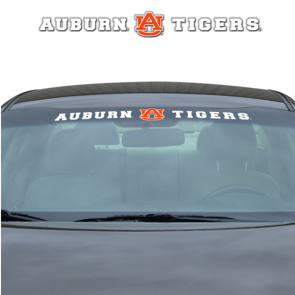 Auburn Tigers Windshield Decal Primary Logo and Team Wordmark