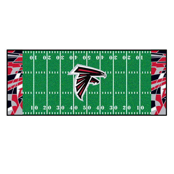 Atlanta Falcons NFL x FIT Football Field Runner NFL x FIT Pattern & Team Primary Logo Pattern